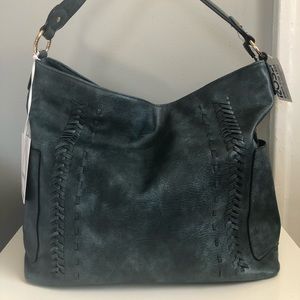 NWT - Casual faux-leather hobo bag